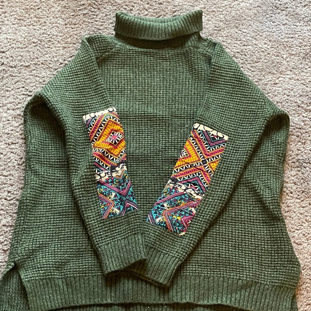 FORECAST HIGH-LOW TURTLENECK SWEATER, WOMEN